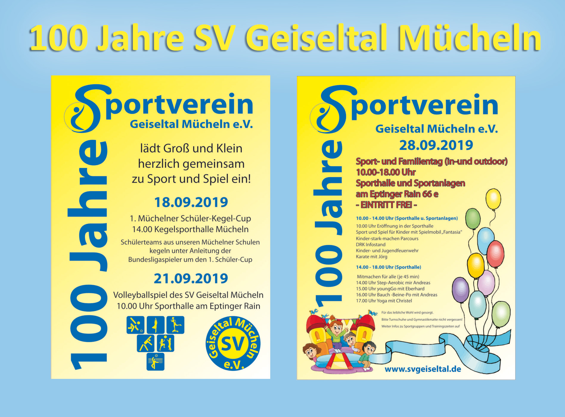 100 Jahre SV Geiseltal Mücheln