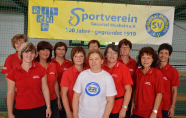Unsere Gymnastik Frauen beim Sport- und Familientag anlässlich des 100 jährigem des SV Geiseltal