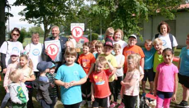 Müchelner Turn Tiger weihen Bewegungshaltestellen ein